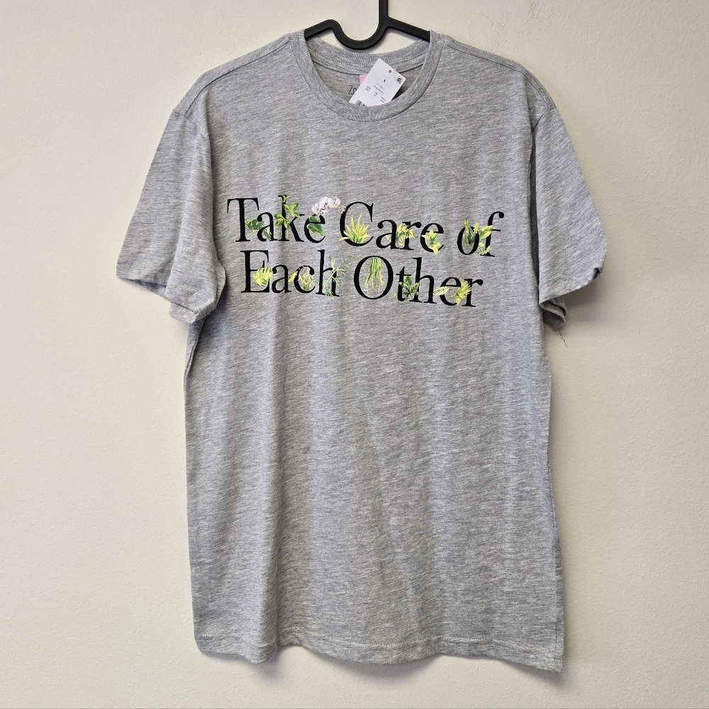 ZOE + LIV Take Care of Each Other Short Sleeve Graphic T-Shirt - Picture 3 of 7